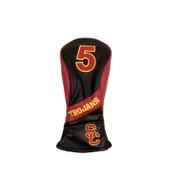 USC Trojans Black SC Interlock Heritage Wood #5 Fairway Cover